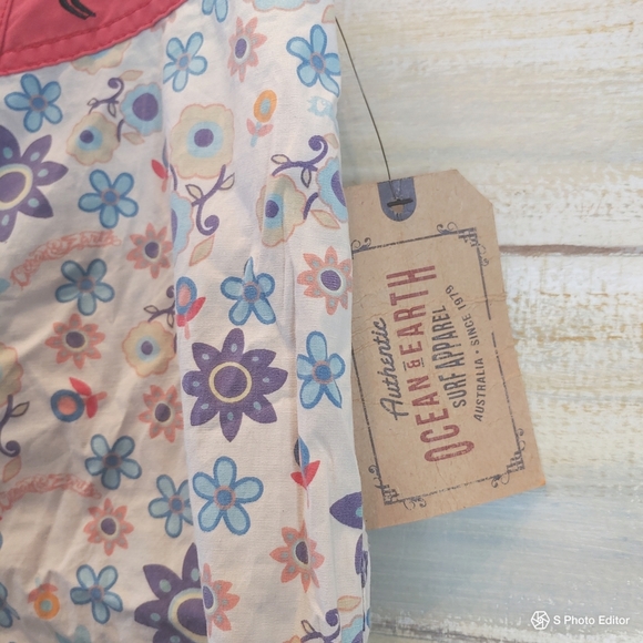 Ocean & Earth Men Swimwear surf board coastal beach multicolor short size 32 NWT - Picture 2 of 9